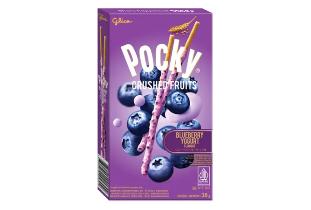 Pocky Crushed Fruit Blueberries Yoghurt Biscuit Stick 38g x 60