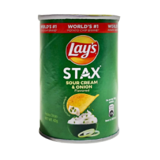 Lay's Stax Sour Cream Onion Po