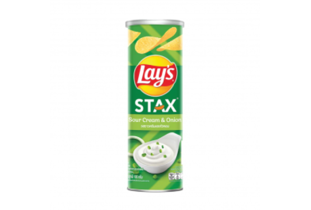Lay's Stax Sour Cream Onion Potato Chips - 90g VN x 16