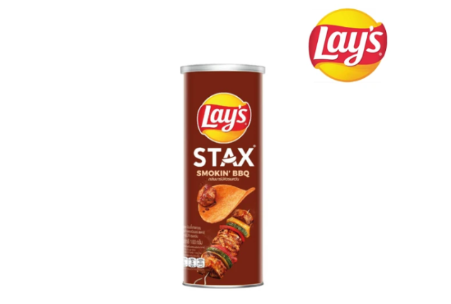 Lay's Stax BBQ Flavor Potato Chips 100g VN x 16