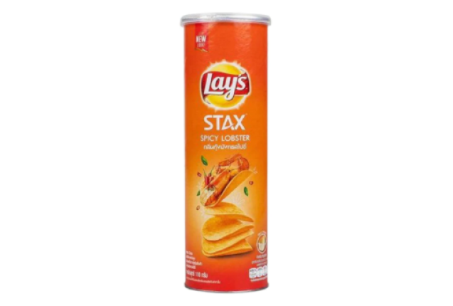 Lay's Stax Spicy Lobster Potato Chips 145g VN x 18