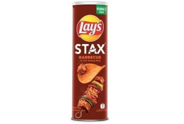 Lay’s Stax BBQ Potato Chips 150g VN x 18