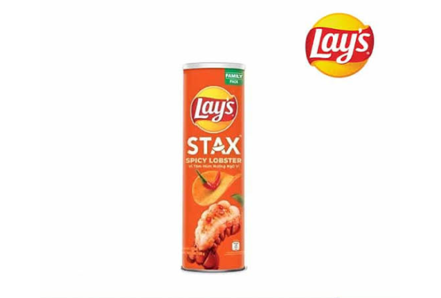 Lay’s Stax Spicy Lobster Potato Chips 150g VN x 18