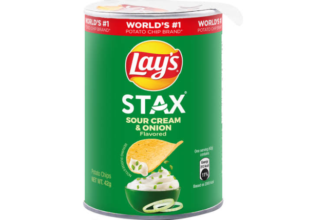 Lay's Stax Sour Cream Onion Potato Chips - 42g VN x 24