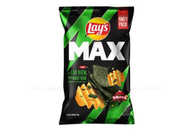 Lay's Max Seaweed Chip NEW 75g x 40