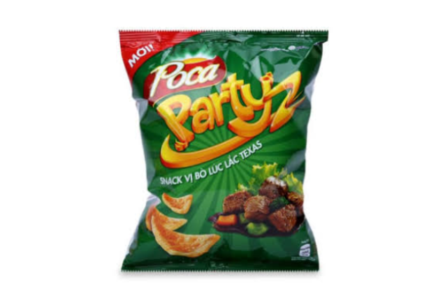 Poca Partyz Beef Flavored Snack 30g x 80