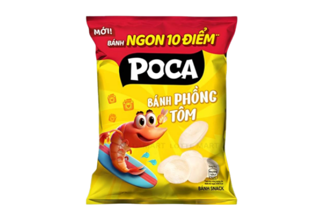Poca Partyz Shrimp Chips Snack 60g x 70