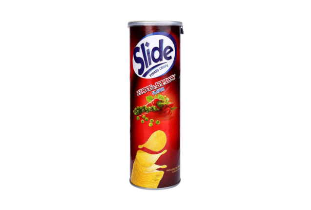 Slide Potato Crisps Hot Spicy 90g x 14