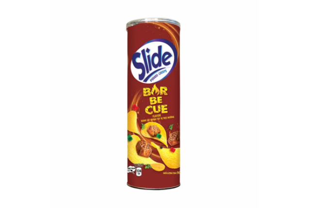 Slide Potato Crisps Barbecue 90g x 14