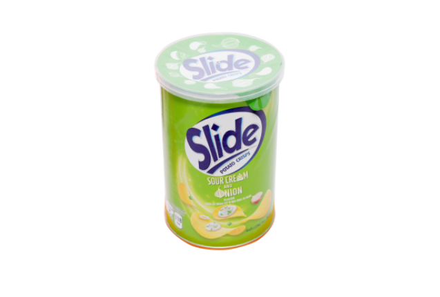Slide Potato Crisps Sour Cream & Onion Snack 60g x 28