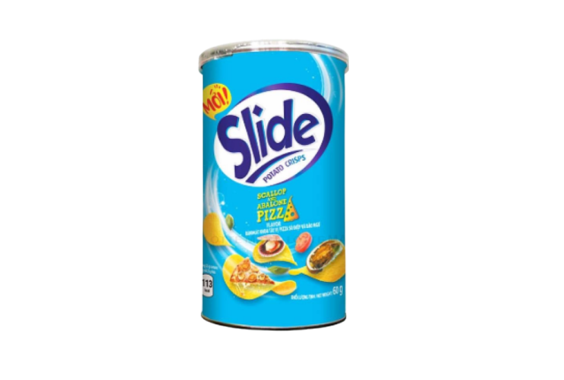 Slide Potato Crisps Scallop & Abalone Pizza 60g x 28