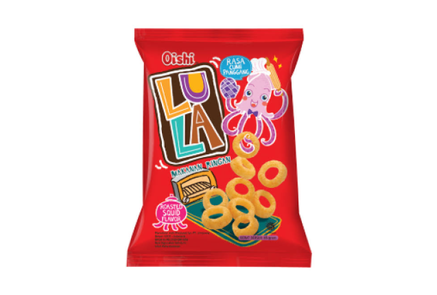Oishi Luna Snack Ring Cumi Panggang 32g x 80