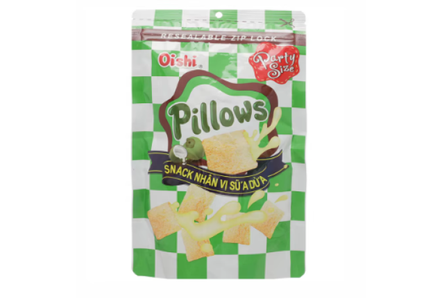 Oishi Pillows Filling Coconut Milk Flavor 80g x 20