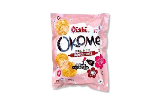 Oishi Okome Japanese Rice Cake Sweet Sauce 100g x 20