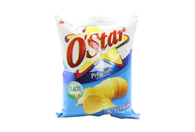 O'Star Potato Chips Seaweed Flavour 108g x 32