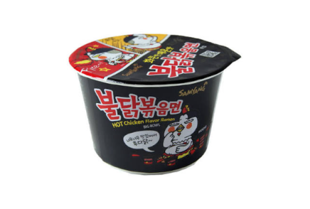 Samyang Buldak Dried Chicken Spicy Noodles Bowl 105g x 16