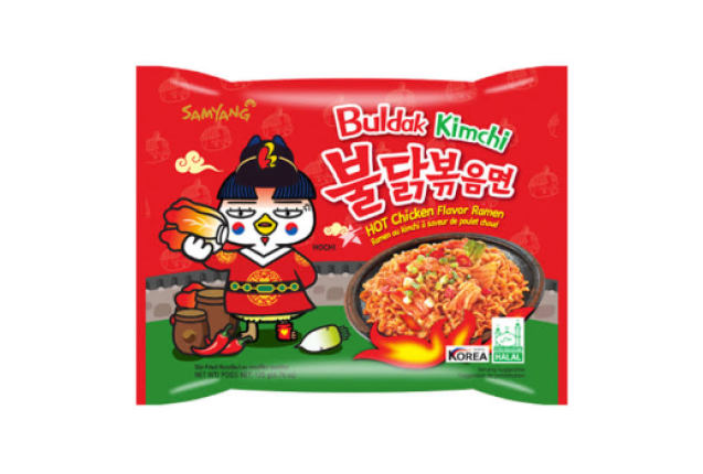 Samyang Buldak Kimchi Hot Chicken Flavor Ramen (Halal) 135g x 40