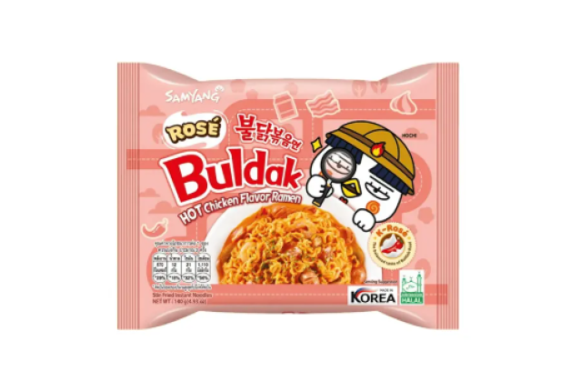 Samyang Buldak Rose Hot Chicken Flavor Ramen (Halal) 140g x 40