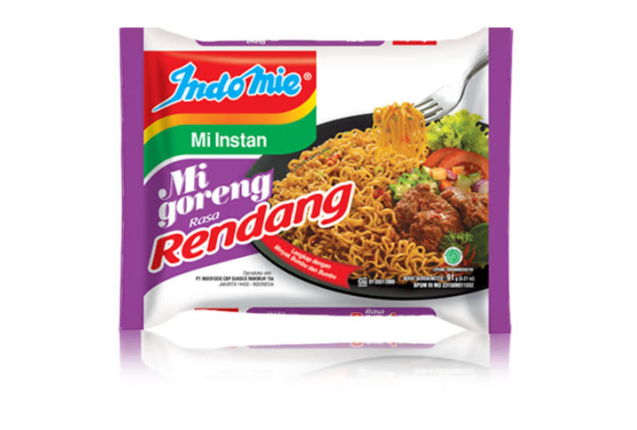Indomie Instant Noodle Mi Goreng Rendang Spicy Beef 91g x 40