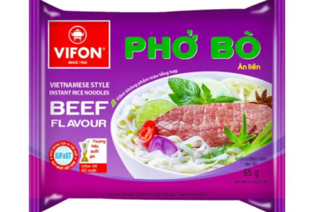 Vifon Instant Rice Noodle Beef Flavour 60g x 30
