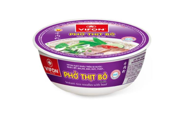 Vifon Instant Rice Noodle With Beef 120g x 12