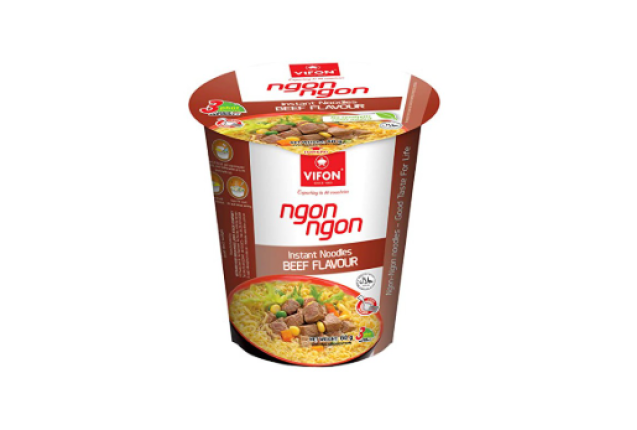 Vifon Ngon Ngon Instant Noodles Beef Flavour 60g x 24