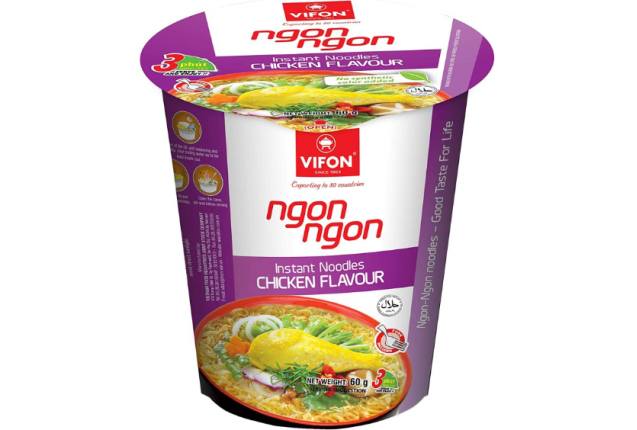 Vifon Ngon Ngon Instant Noodles Chicken Flavour 60g x 24