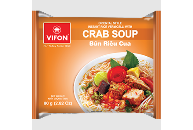 Vifon Instant Rice Vermicelli With Crab Soup 80g x 30