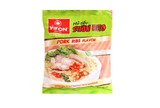Vifon Oriental Style Instant Rice Noodles Pork Ribs Flavour 65g x 30