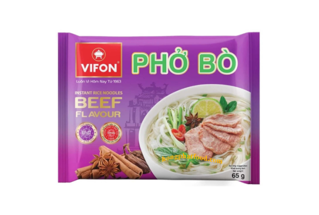Vifon Instant Rice Noodle Beef Flavour 65g x 30