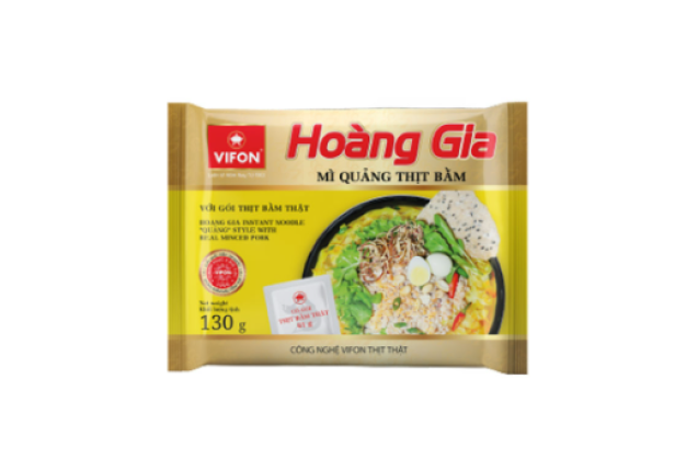 Vifon Hoang Gia Instant Noodle "Quang" Style With Real Minced Pork 130g x 18