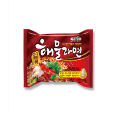 Paldo Spicy Seafood Noodles 12