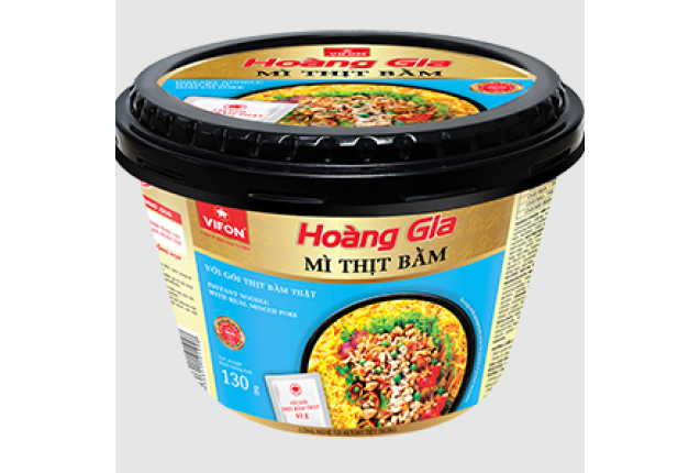 Vifon Hoang Gia Instant Noodle With Real Minced Pork 130g x 12