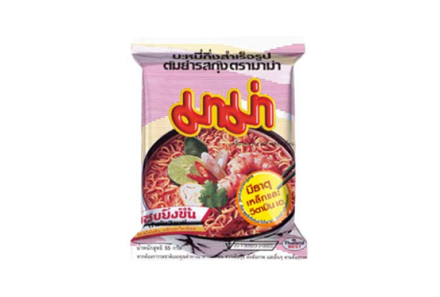 MaMa Instant Noodles Shrimp Tom Yum Flavour 55g x 180