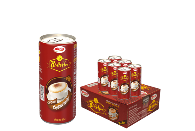 Bidrico Cappuccino Coffee Drink 180ml x 30