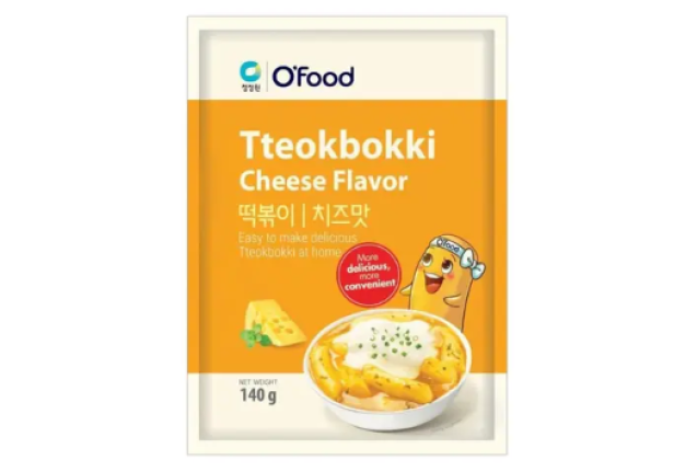 O'Food Korean Tokpokki Cheese Flavor 140g x 24