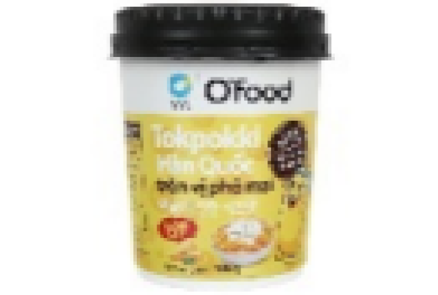O'Food Korean Tokpokki Round Non-Spicy Cheese Flavor 105g x 24