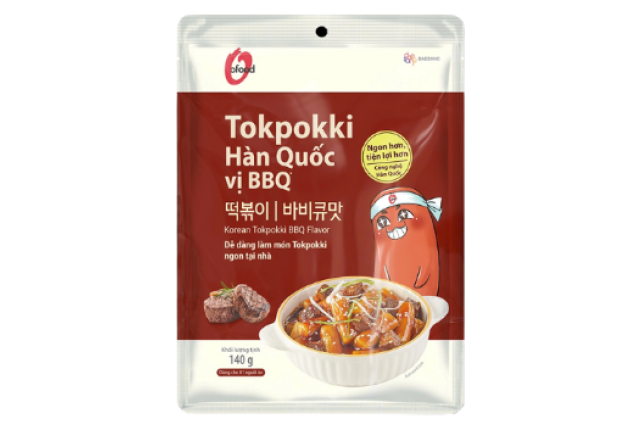 O'Food Tokpokki BBQ Flavor 140g x 24