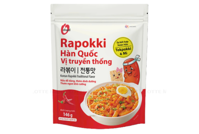 O'Food Rapokki Korean Original Flavor 146g x 24 1