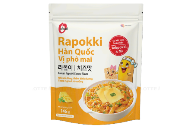 O'Food Rapokki Korean Cheese Flavor 146g x 24