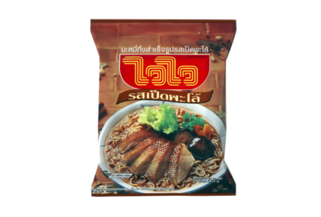 Wai Wai Braised Duck Flavour Instant Noodles 60g x 30