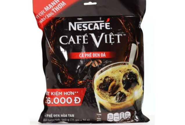 Nescafe Cafe Viet Instant Black Coffee 560g x 12