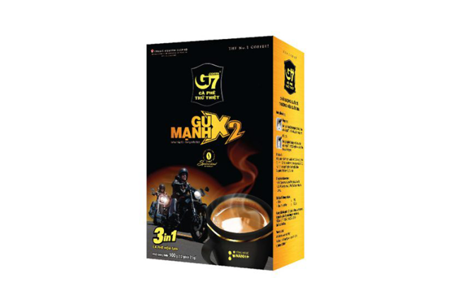 G7 Double Strong X2 3in1 Instant Coffee 12 Sticks x 24
