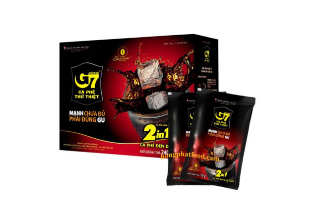 G7 2in1 Ice Black Coffee 15 Sachets x 24