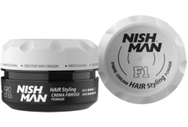 NISHMAN HAIR STYLING FIBRE CREAM POMADE F1 (100ml) x 36