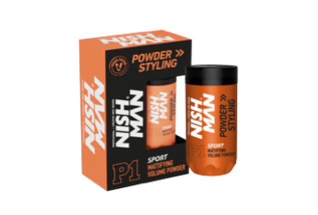 NISHMAN POWDER HAIR STYLING WAX SPORT P1 20 GR x 48