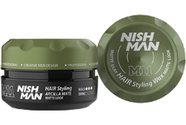 NISHMAN HAIR STYLING WAX MATTE CLAY&MATTE LOOK M11 (150ml) x 36
