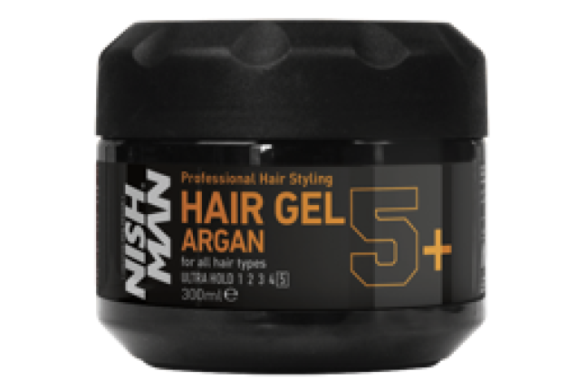 NISHMAN HAIR STYLING GEL ULTRA HOLD ARGAN (300 ML) x 36