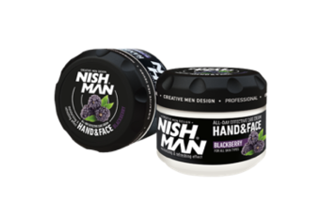 NISHMAN HAND & FACE CREAM 300 ML BLACKBERRY EXTRACT x 36
