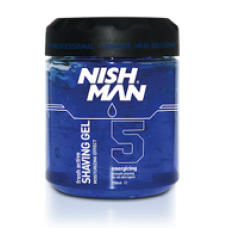 NISHMAN JAR SHAVING GEL BLUE N.5 Without